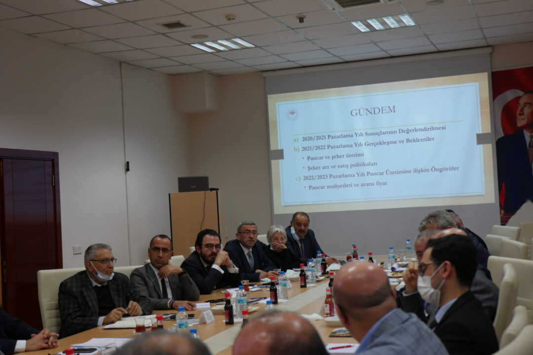 ŞEKER SEKTÖRÜ DEĞERLENDİRME TOPLANTISI
